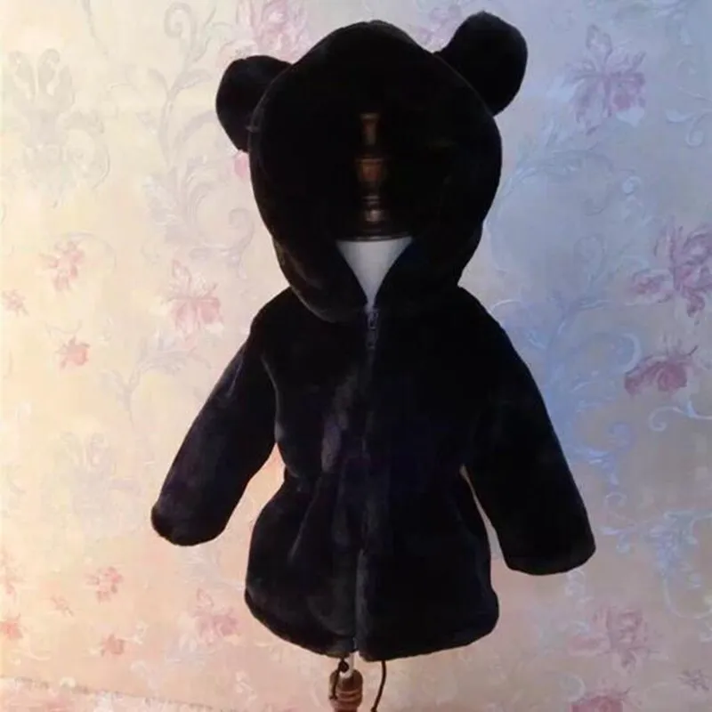 Пушистый Роскошная обувь на платформе из искусственного кроличьего меха пальто