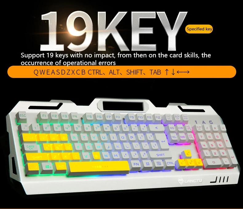 K006 игровая клавиатура 104 ключ Esports игра RGB Проводная Подсветка Механическая сенсорная игровая клавиатура для настольного компьютера ноутбука