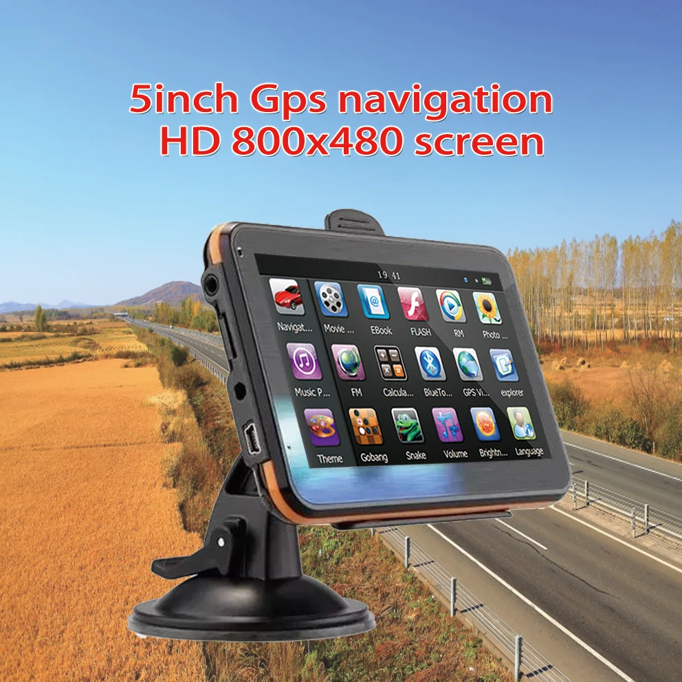 Ориана 886h автомобильный gps навигатор 5 дюймов Автомобильный 800x480 экран DDR 128 м 8 Гб
