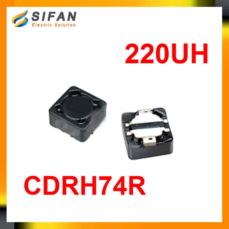 10 шт./лот CDRH74R 7*7*4 мм 220uH 221 экранированный индуктор/SMD мощности индуктора|power inductor|smd