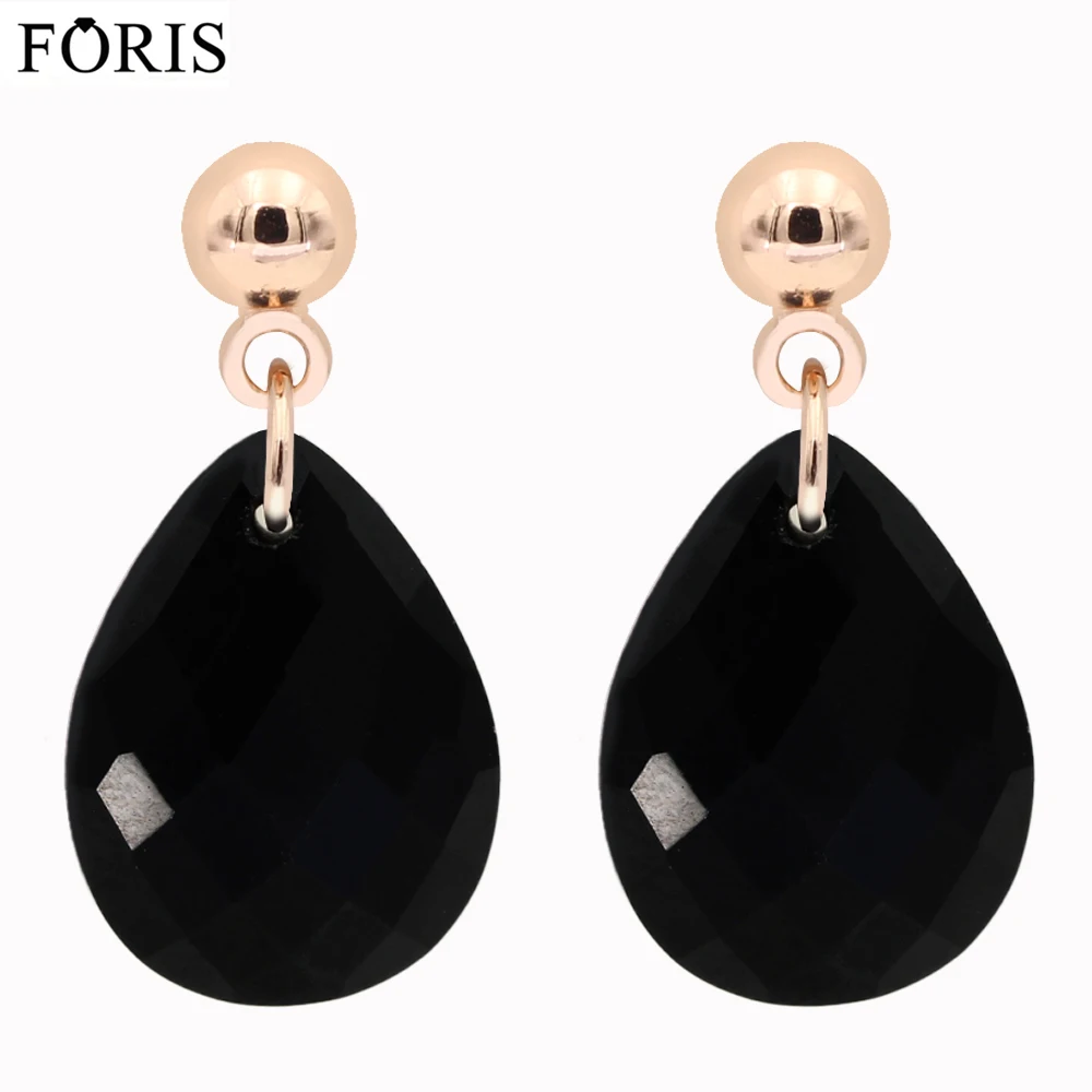 Брендовые украшения FORIS 7 цветов великолепные красивые серьги из розового золота