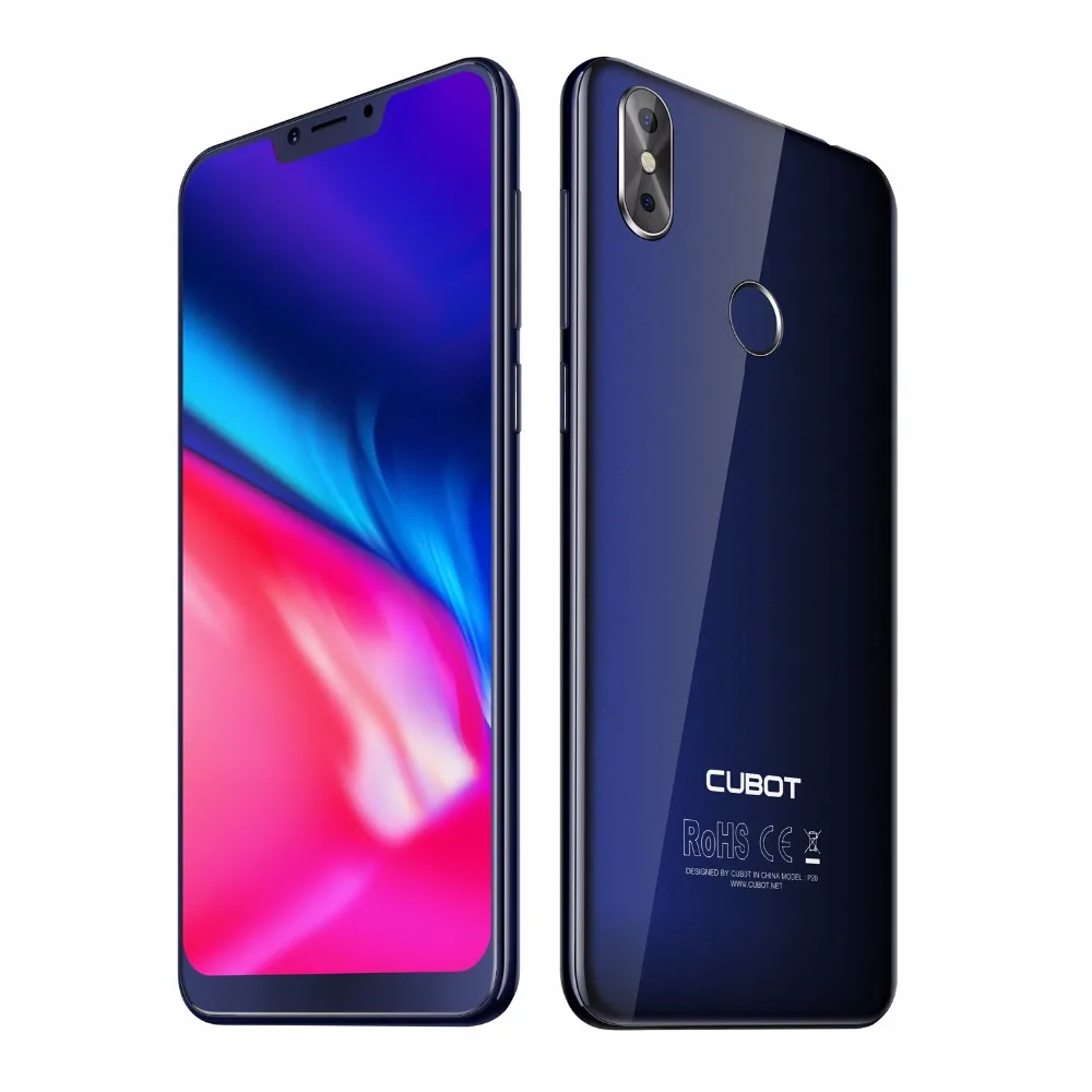 Cubot P20 6 18 'ɺndroid 8 0 MT6750T Восьмиядерный 4 Гб ОЗУ 64 ПЗУ смартфон Двойная Задняя