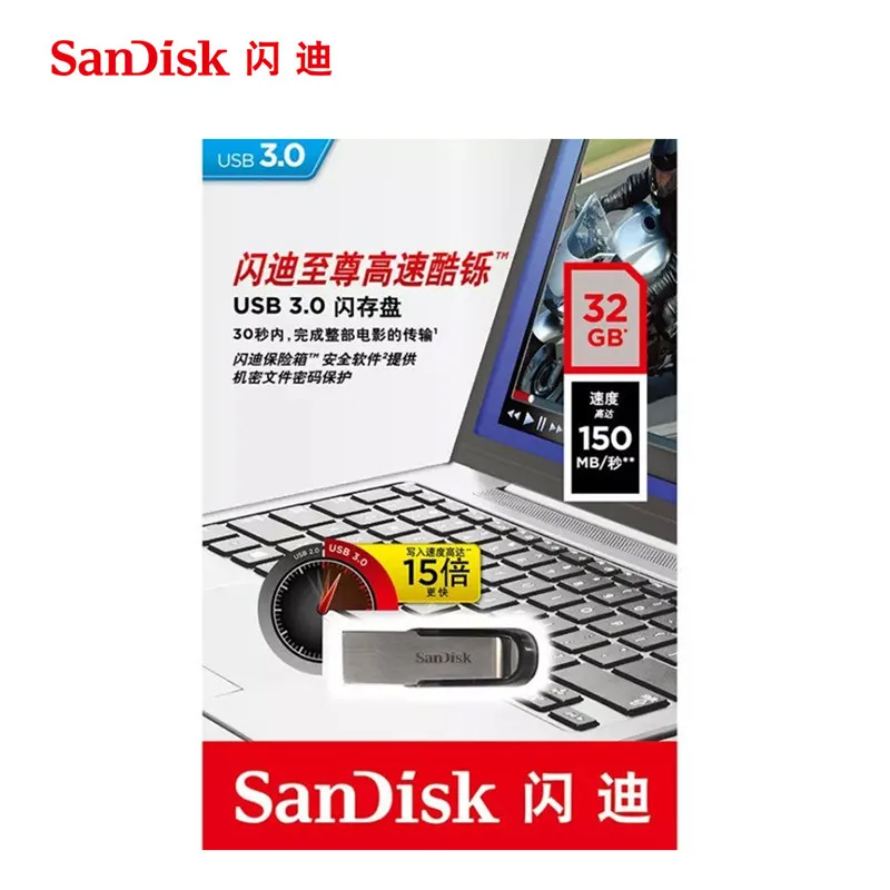 SanDisk флэш накопитель 128 ГБ 64 32 16 ГБ|sandisk usb|u diskusb 3.0 flash drive |