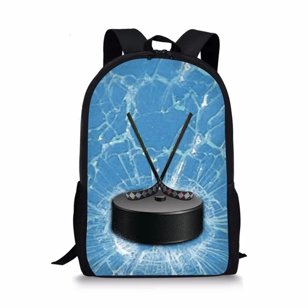 CC3697C INSTANTARTS Cool 3D Ice Soccerly Ball, школьная сумка с принтом для мальчиков-подростков, повседневные сумки для книг на плечо, детские сумки для книг, рюкзак - Цвет: CC3697C