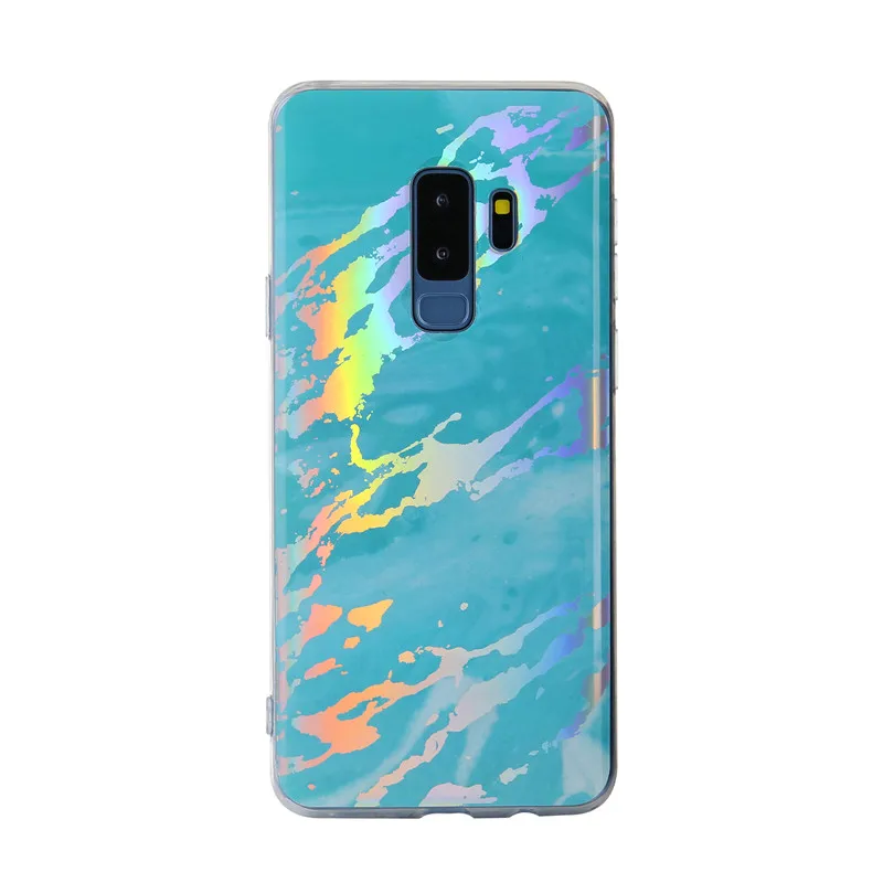 Для Samsung note 9 Galaxy s8 Plus s9 s7 модный мраморный чехол подставка для Sumsung 8 позолоченный