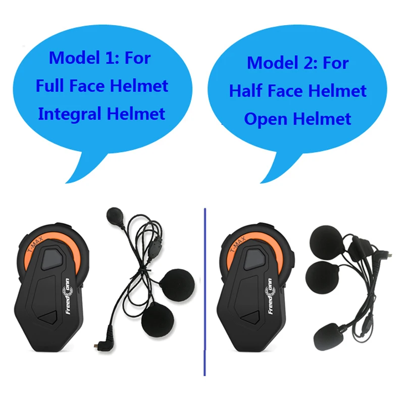 FreedConn T-MAX Bluetooth IP65 5 V шлем для мотоцикла мопеда домофон 1000 м переговорные гарнитуры FM радио 6 ездоков, Связь
