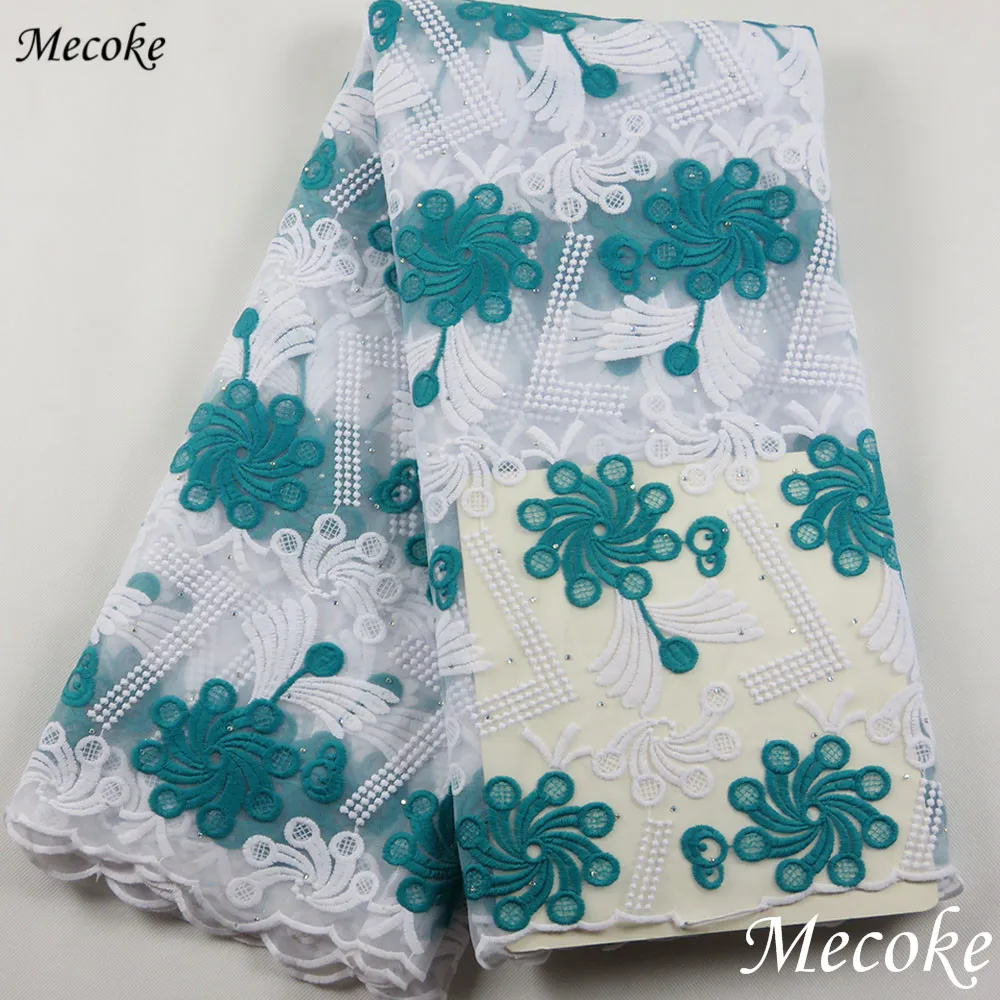 Лидер продаж 2019 Африканский шнур кружево винный ярко-синяя африканская сетчатая