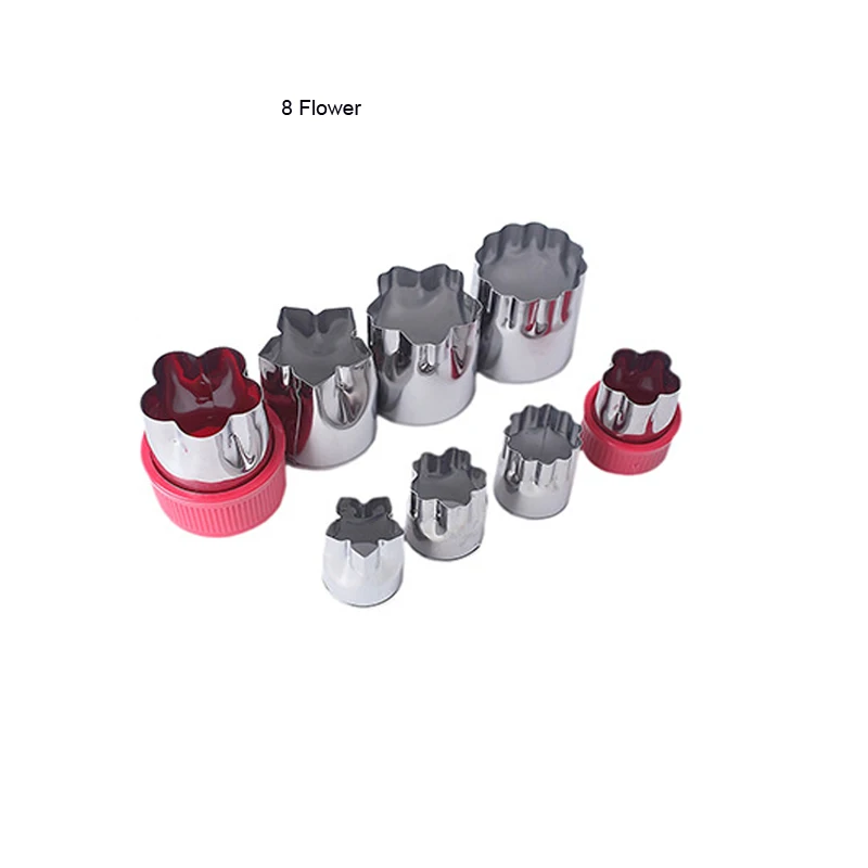 8 шт./компл. устройство резки овощей и фруктов в форме цветка звезды прессформа