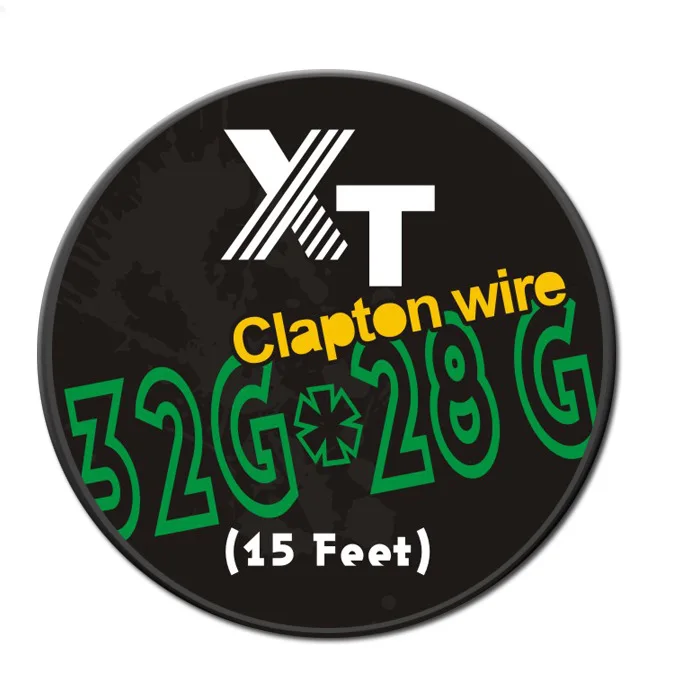 Горячая катушка Clapton нагревательная проволока 5 м 15 футов rda двойная витая DIY 32 г * 24