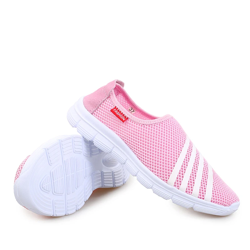 2017 Мужской Сетки Обувь Летом Случайные Люди Обуви Дышащие Воздухом Slip On Квартиры