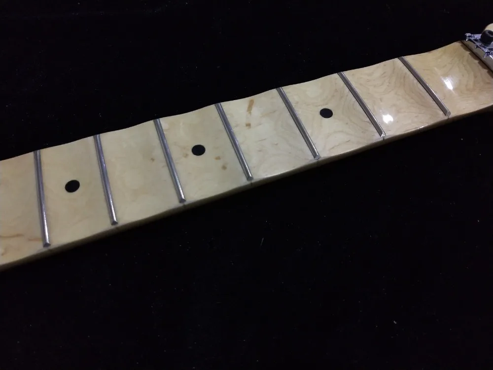 Полная волнистая гитара Шея для ST style 24 Fret maple Floyd rose nut gloss|Гитары| |