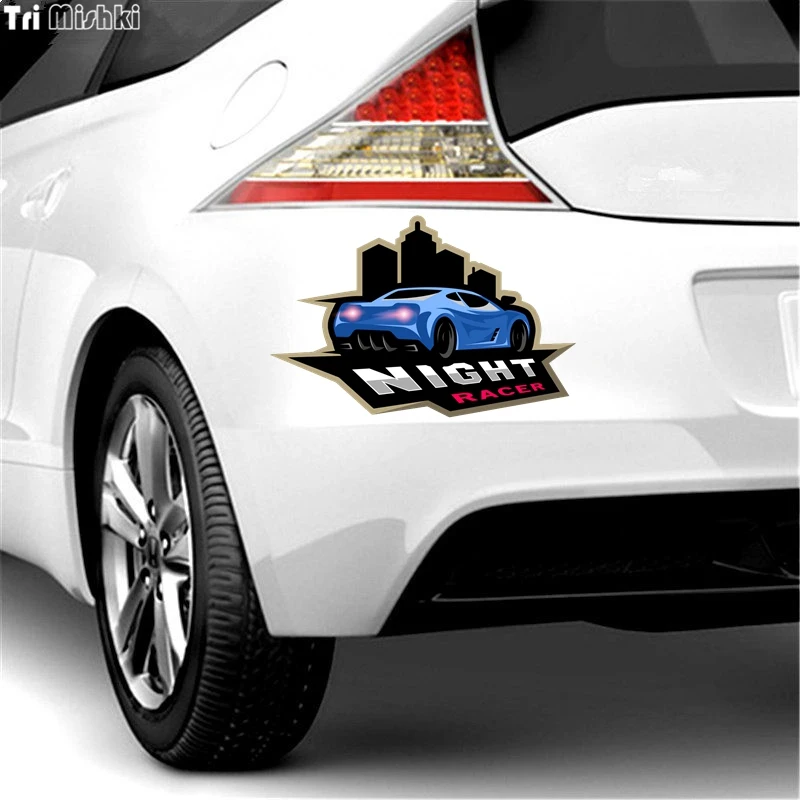 Tri Mishki WCS461 размером 12*18 см для снятия боли в фон с изображением улицы ночного racer