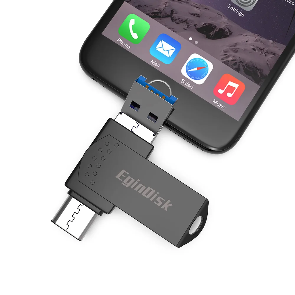 Тип C USB флэш-накопитель для iPhone/Andriod телефон Usb карта памяти с подсветкой и флешка