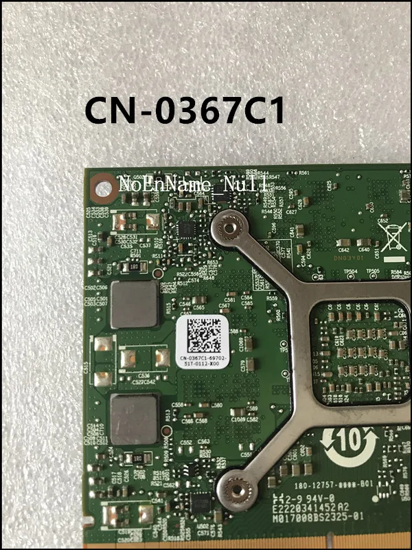 Оригинальная M1000M 0367C1 N16P-Q1-A2 2G GDDR5 VGA Видеокарта для Pavilion Zbook 15 G3 G2 17 Precision M7510 M4800 |