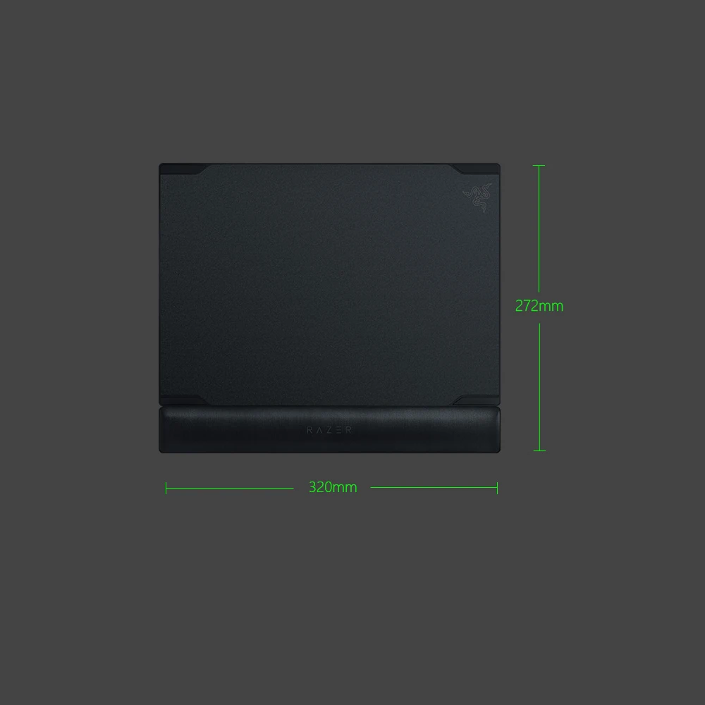 Razer Vespula V2 игровой коврик для мыши двухсторонняя поверхность оптимизированная форм-фактор Улучшенная Пена Памяти Коврик для мыши с подушкой для запястья