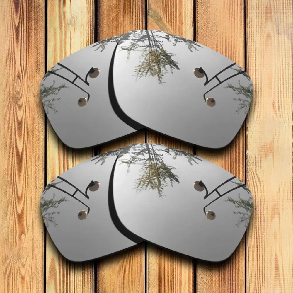 2 Pairs-Chrome Mirro 2 пары точно вырезанные поляризованные Сменные линзы для солнцезащитных очков Оукли Холбрук-много цветов - Цвет линз: 2 Pairs-Chrome Mirro