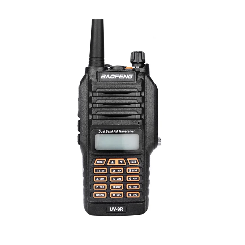 9R Baofeng UV-9R портативная рация 8 Вт vhf-uhf пониженного напряжения Двойной диапазон IP67 Водонепроницаемый двухстороннее радиофон трансивер - Цвет: 9R
