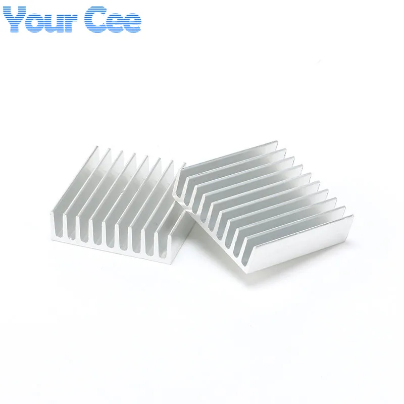 10 шт. радиатор охлаждения плавник алюминиевый кулер для IC чип LED 35*35*10 мм 35x35x10мм|10