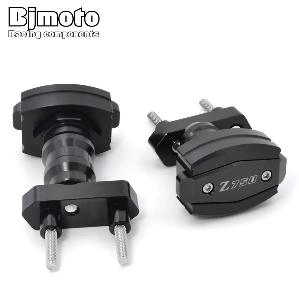 Bjmoto для Kawasaki Z750 2007 2012 Z750R 2011 мотоцикл Z 750 слайдеры рамы Противоударная накладка