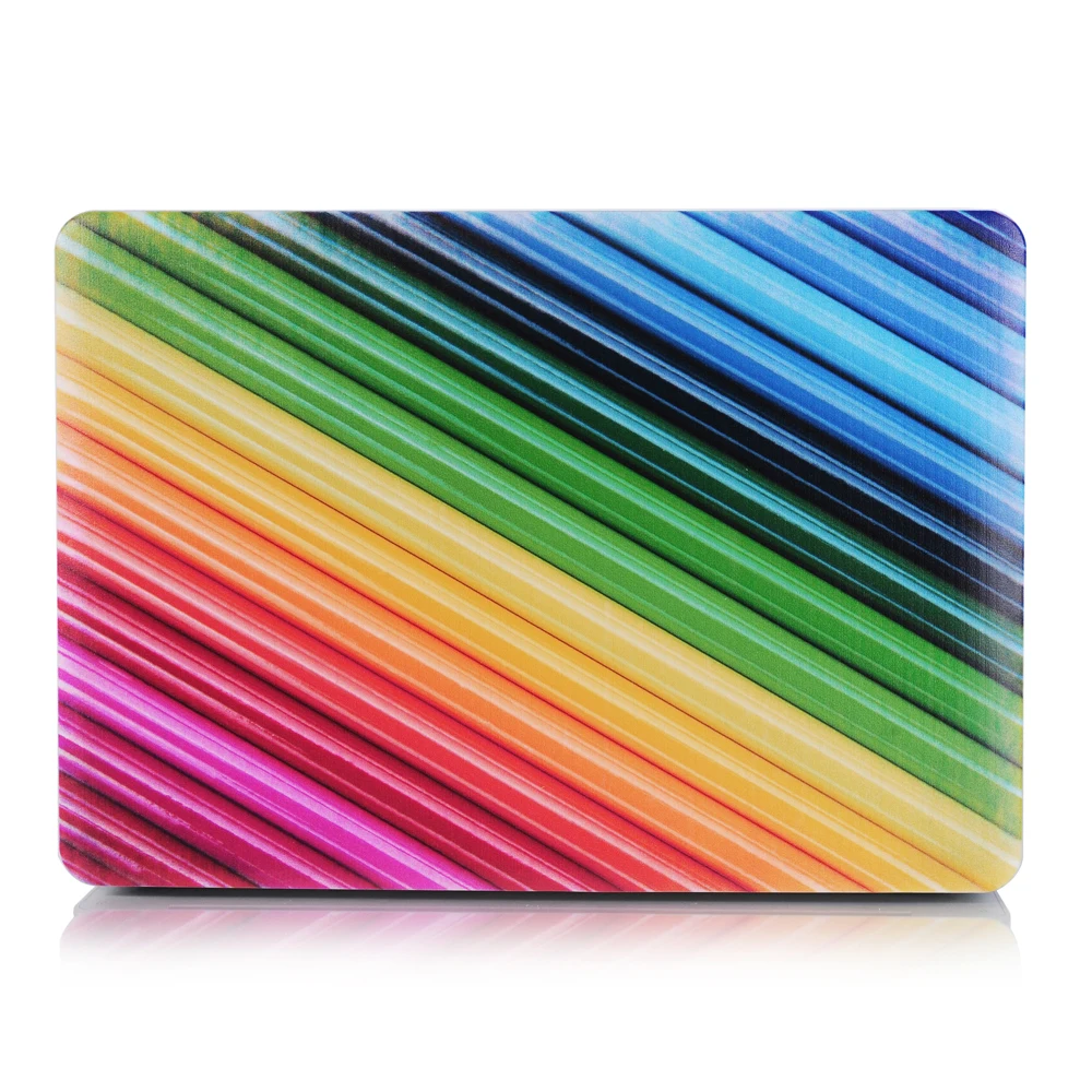 Масляная живопись Радуга стиль защитный жесткий чехол для MacBook 12 дюймов Air 11 13 Pro 15