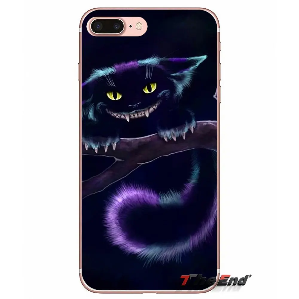 Для Samsung Galaxy J1 J2 J3 J5 J7 A3 A5 A7 2015 2016 2017 J530 J730 Fundas Coque Alice in Wonderland Space Cheshire Cat Cover | Мобильные