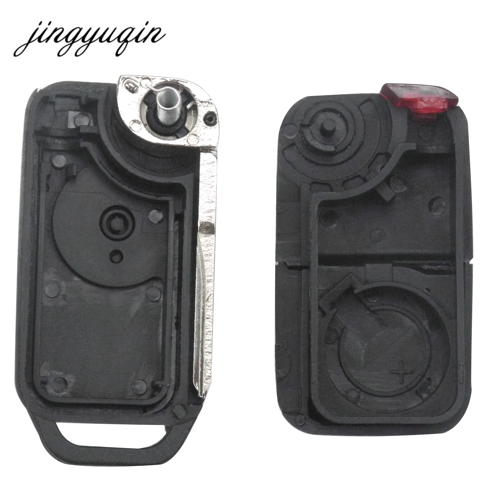 jingyuqin 10pcs/lot Flip Folding Remote Car Key Case Shell Fob Cover for Mercedesfor Benz SL SEC S E C AMG Uncut Blank | Автомобили и
