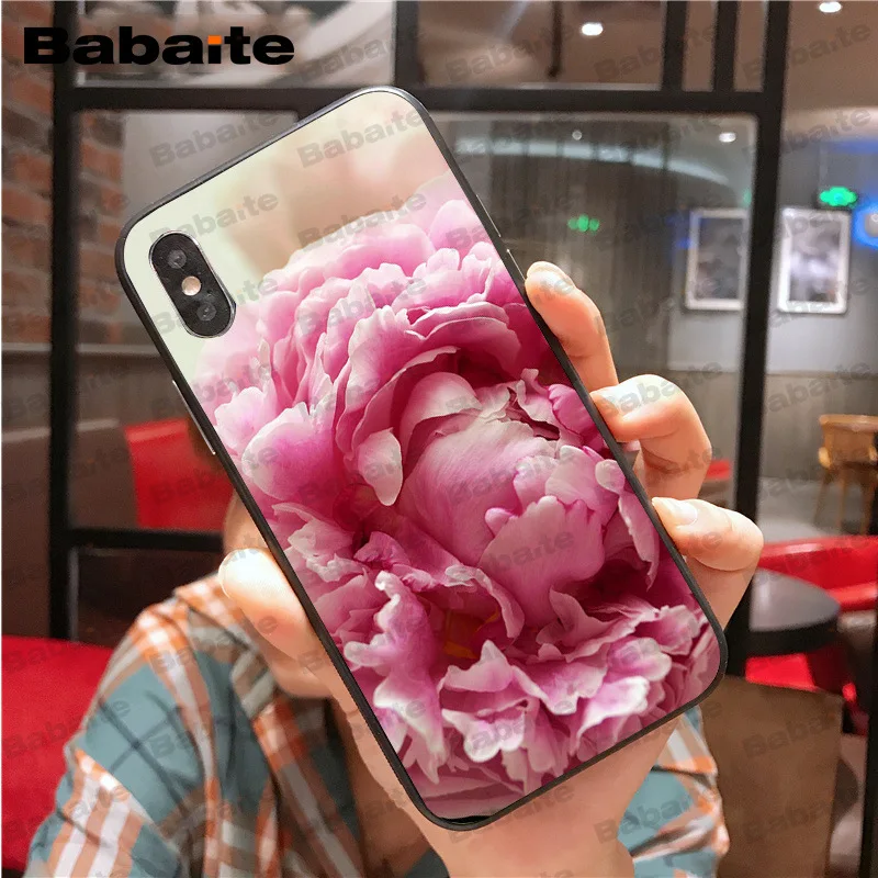 Чехол для телефона iphone 11Pro max с изображением цветных роз и пионов чехол изящными