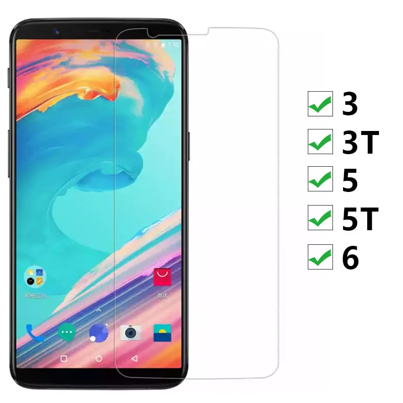 Защитное стекло One Plus 6 для Oneplus 5 5t 3t T T5 T3 закаленное экрана Oneplus6 Oneplus5 Plus6 Plus5
