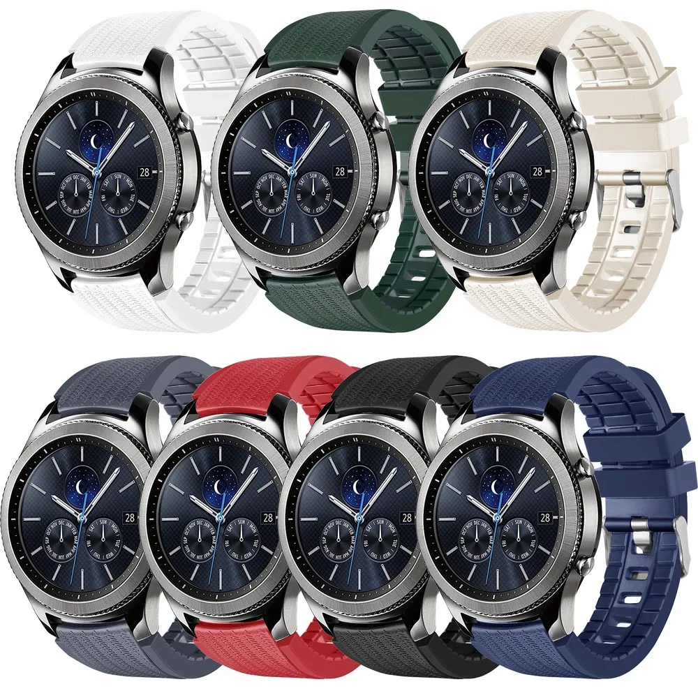 Tschick мягкий силиконовый сменный спортивный ремешок для Samsung Galaxy Watch (46 мм)/Samsung Gear S3
