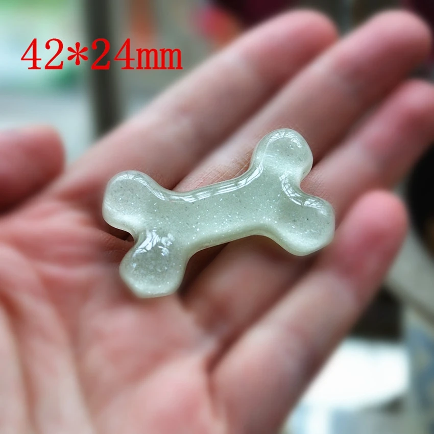 Аксессуары для волос сделай сам 42*24 мм 20 шт. милые смешанные кабошоны с плоской