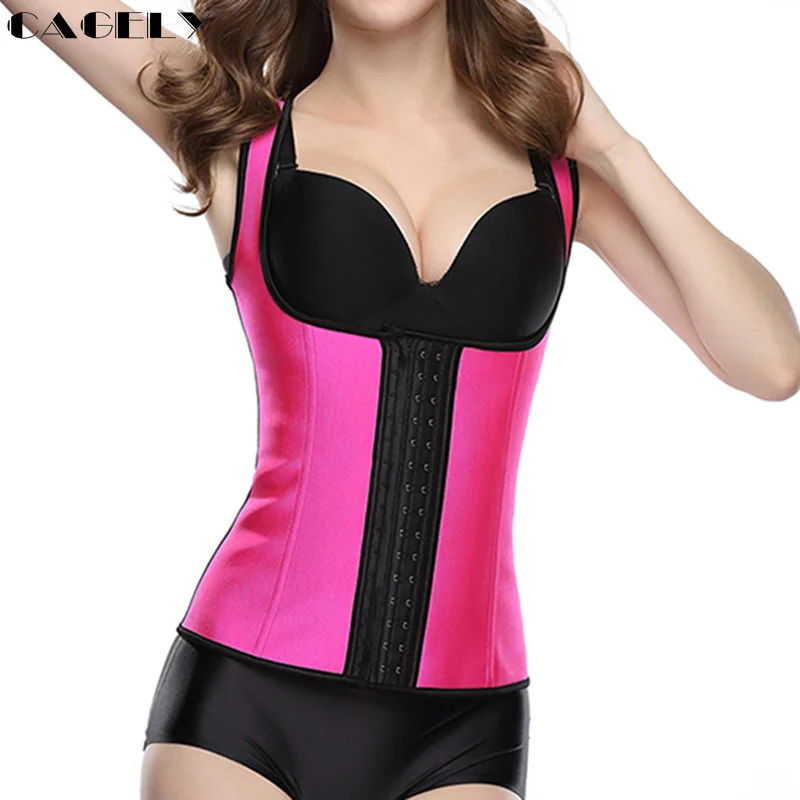 Латексный корсет жилет тренажер для талии утягивающий живота Корректирующее