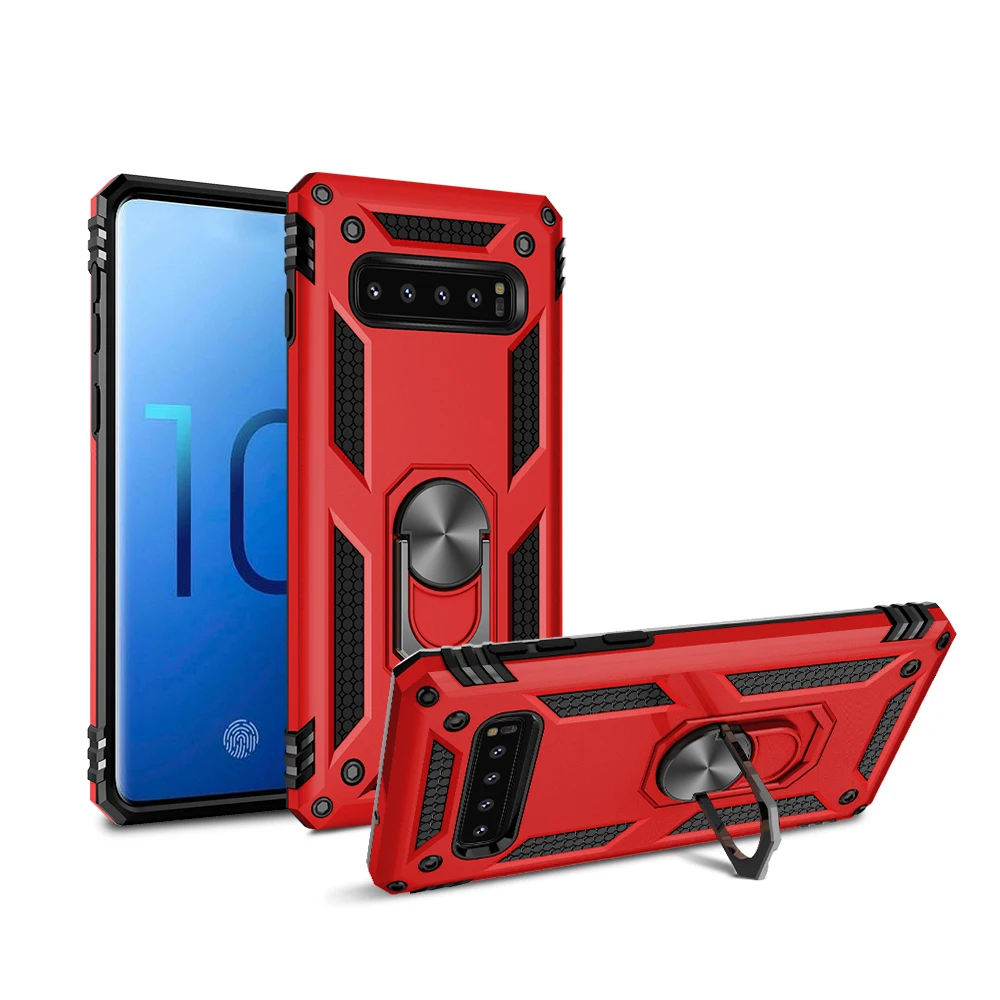 Чехол для samsung Galaxy Note 8 9 S8 S9 S10 плюс S10E бронированный чехол для J8 J3 J7 J4 J6 A8 A7 A9 A6 плюс кольцо держатель чехол для телефона
