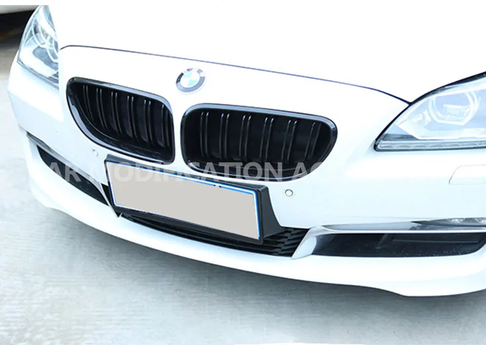 VOE F06 F12 F13 M6 look ABS черный глянец Авто Передняя гонки гриль решетка для BMW 6 серии f12 640i