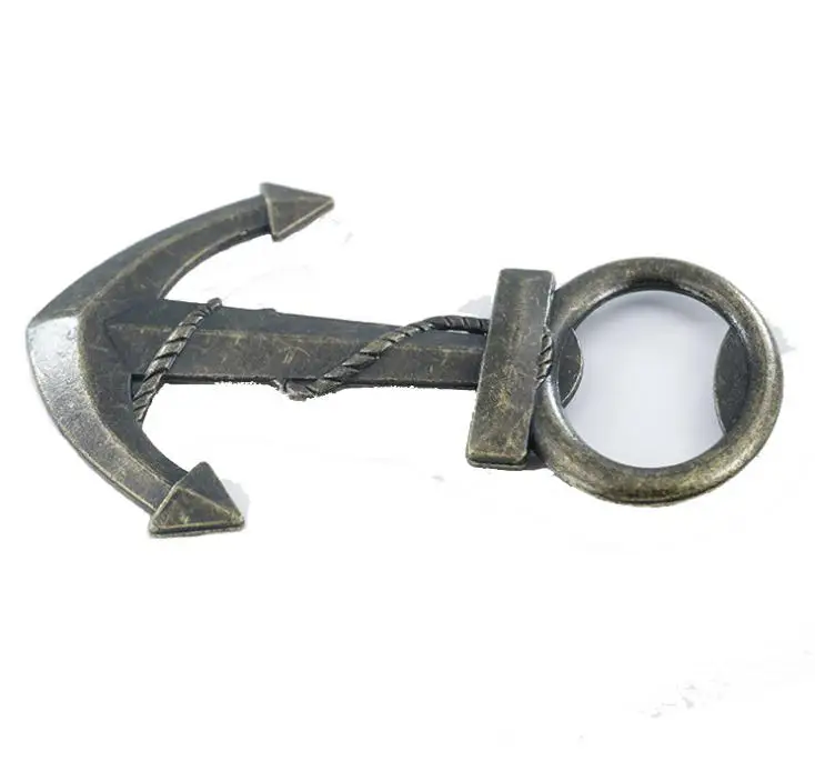 500 шт. креативный винтажный открывалка для бутылок в форме якоря свадьбы дня