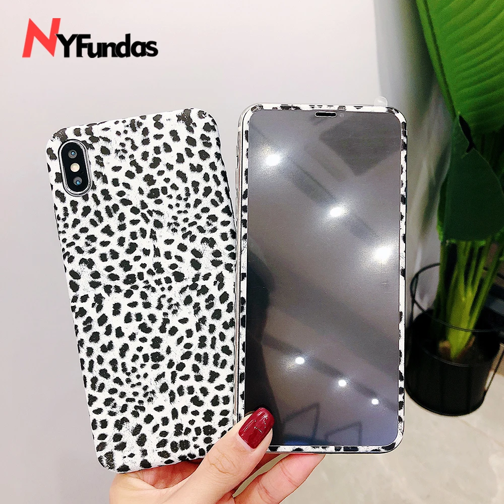 NYFundas 360 Full Cover TPU Phone Case + carbon fiber for IPhone X 8 7 6 6S Plus 10 screen protector cover iphone XS MAX XR |