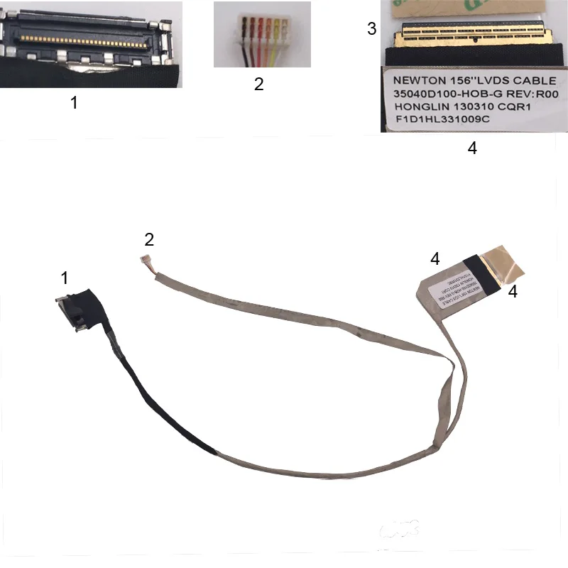 

NEW Laptop Cable For HP Compaq Presario CQ58 PN:35040D100-H0B-G Repair Notebook LCD LVDS CABLE