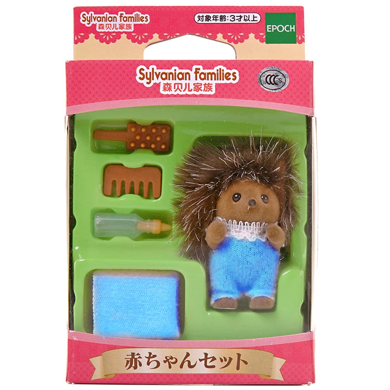 Sylvanian Family ежик детский набор кукольный домик пушистые игрушки Фигурки 4 см