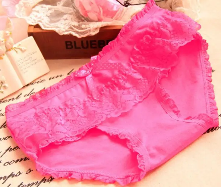 Трусики женские х/б 12 шт./лот|girls underwear panties|girls underwearpanties high |