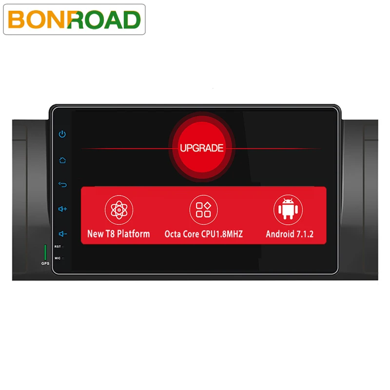 Автомобильный видеопроигрыватель Bonroad 9 дюймов Android 7 1 Full Touch для BMW E39 X5 M5 E53 E38 с CANBUS