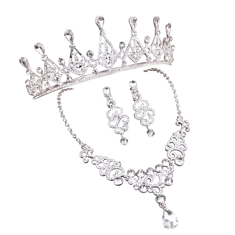 Moda Crystal Clear Joias Nupcial Do Casamento definder Mulheres Pageant Prom Acessorios de Noiva Tiara | Украшения и аксессуары