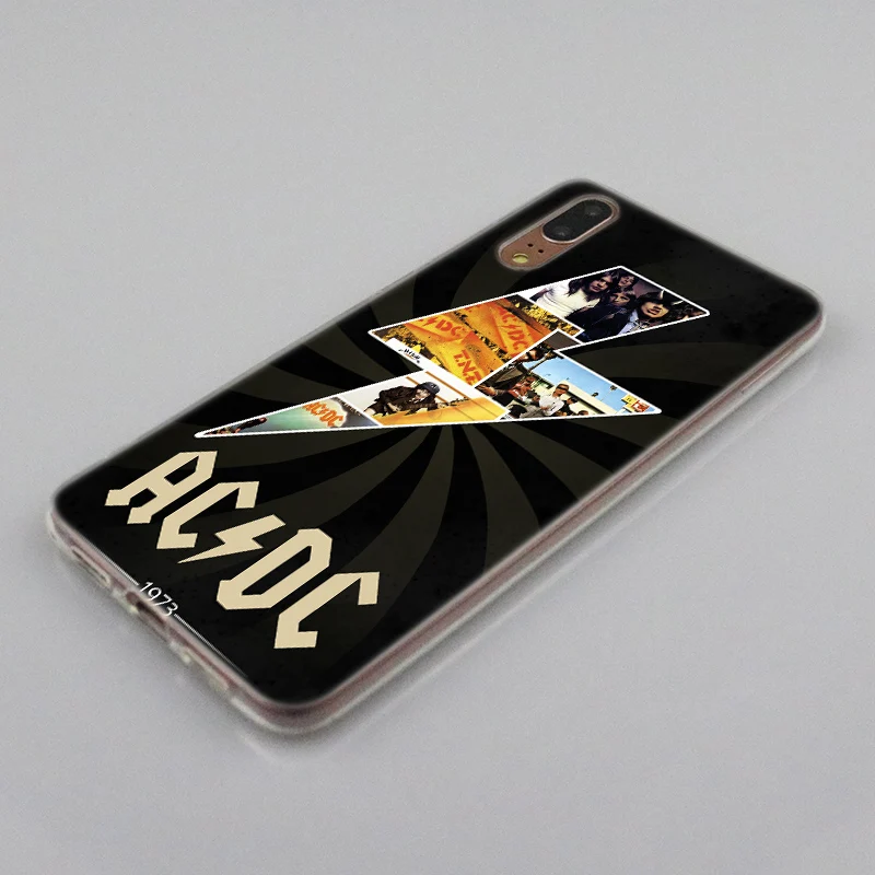 Мягкий силиконовый чехол Rock roll для Huawei P30 P20 P10 P9 P8 Lite 2017 Pro Mini P Smart 2019 Plus Модный