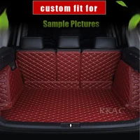 Custom fit Car trunk mats cargo Liner for Porsche Cayenne SUV 911 Cayman Macan Panamera 3D car styling heavy duty carpet floor l