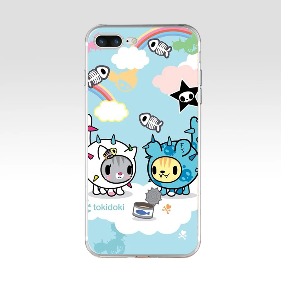 185FG японский Tokidoki Мягкий ТПУ силиконовый чехол для Apple iPhone5 5s se 6 6s 7 8 plus x xr xs