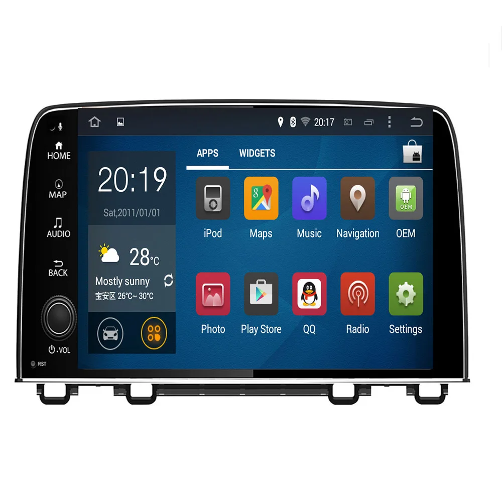 9 &quotHD Android 10 Восьмиядерный автомобильный dvd плеер для HONDA CRV 2017 2018 2019 2020 GPS Навигация