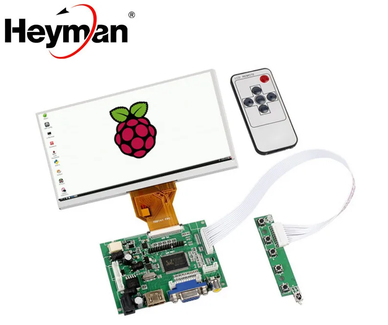 Для Raspberry Pi Banana Orange ЖК экран TFT монитор AT070TN90 + комплект плата драйвера ввода HDMI