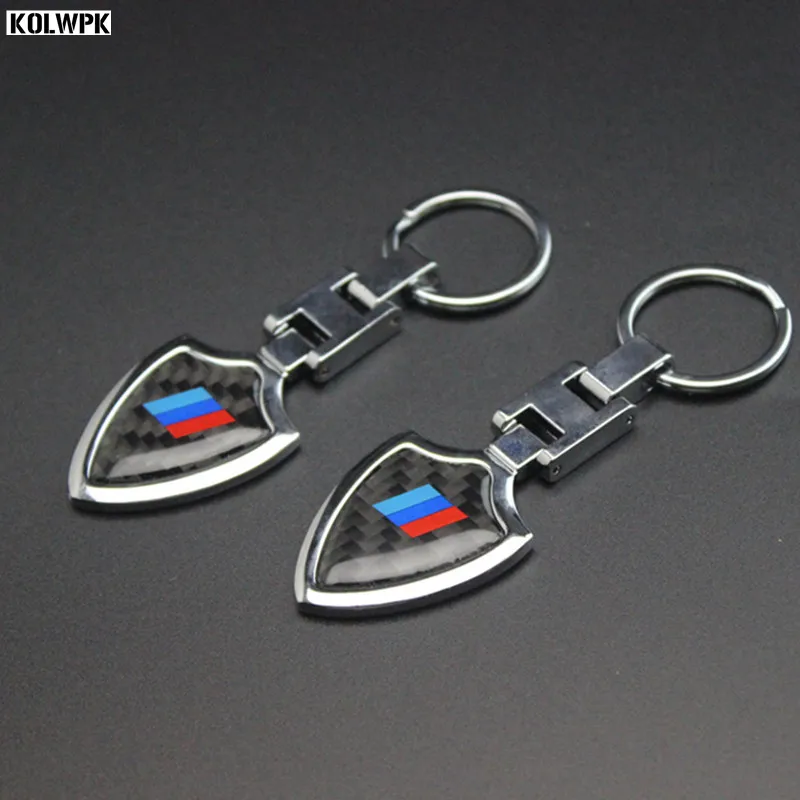 1 шт. новый брелок из углеродного волокна для BMW M Power 2 3 5 7 серия X1 X3 X4 X5 X6 E90 F10 M1 M3 M5 F20