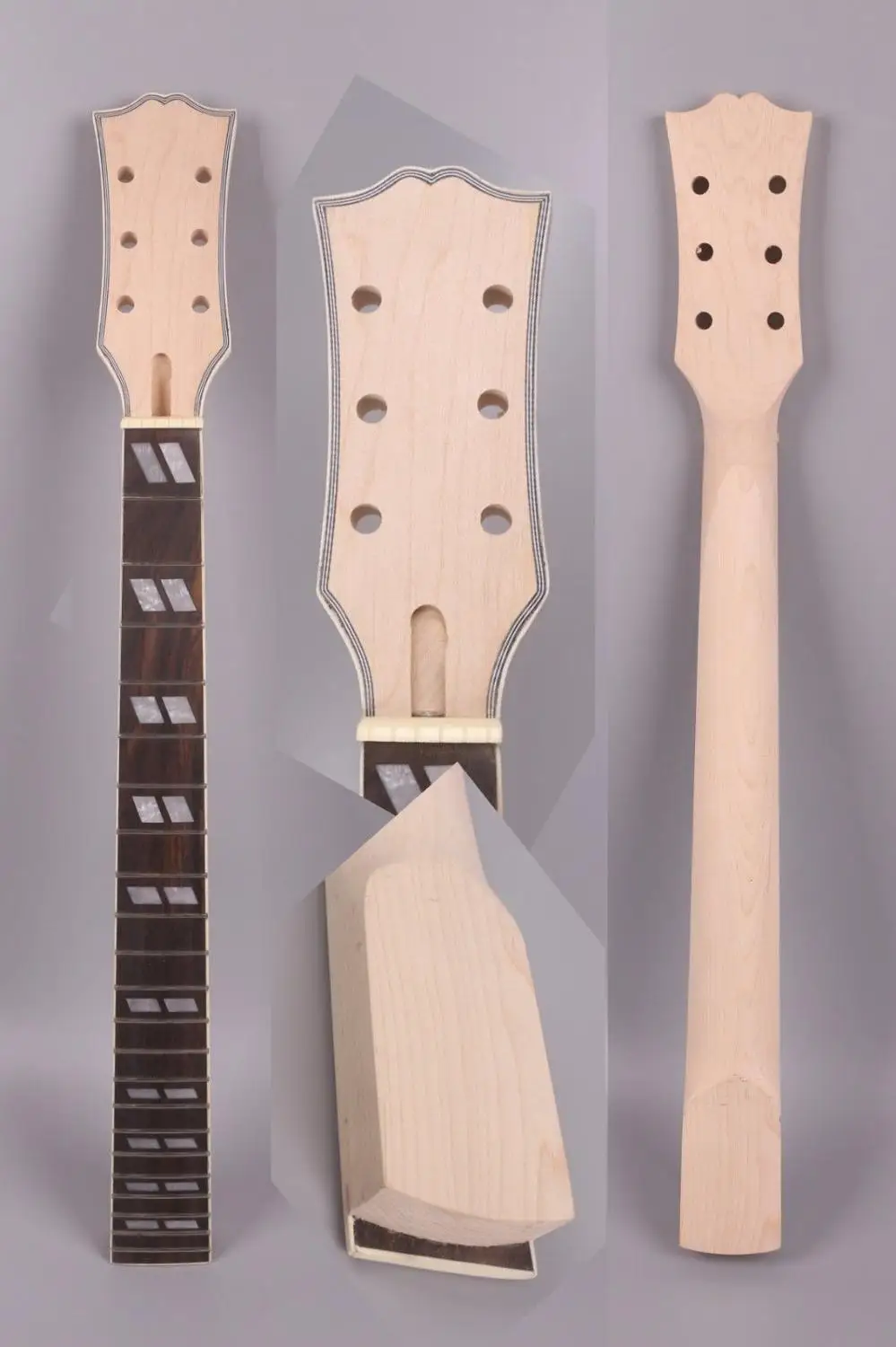 

New electric guitar Neck 22 fret 24.75 inch diamond inlay maple wood Binding