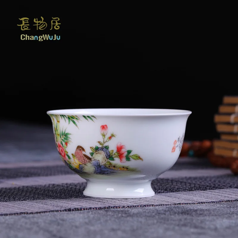 Чаши и блюдца Changwuju in Jingdezheng чаша для чая кунг фу ручная нарисованная Jinhongxia с