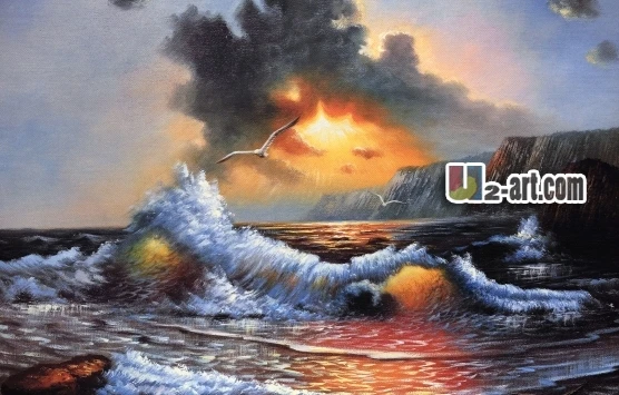 

Canvas Prints (Sea) Wholesale home decoration gift classic oil painting canvas wall art picture for sale Dd-6-FJ(180)