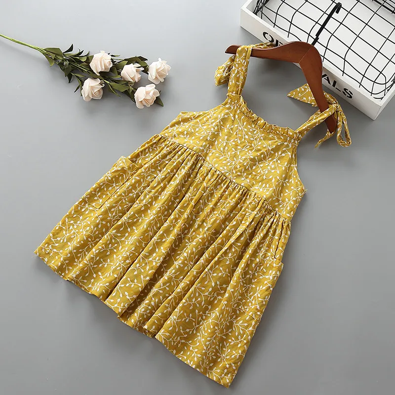 3-10 year High quality girl dress 2019 new summer fashion bow flower ruched kid children clothing party princess | Детская одежда и